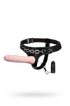 baile™ - jessica vibrerende strap-on voorbinddildo met afstandbediening 19cm